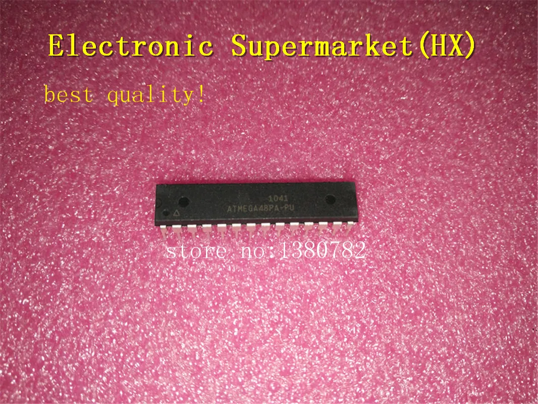 Free Shipping 10pcs-50pcs ATMEGA48PA-PU  ATMEGA48PA  ATMEGA48  DIP-28  IC In stock!