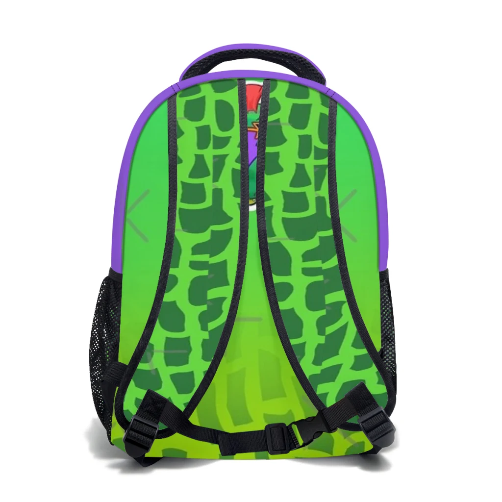 Mochila escolar de grande capacidade para meninos, mochila universitária de Gator e Fazbear Entertainment, 17in