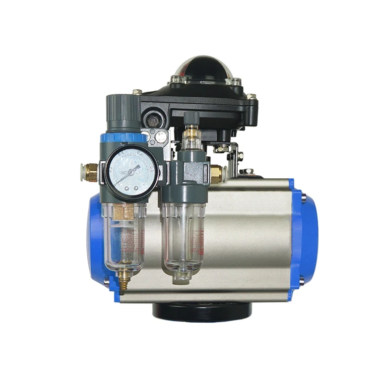 

90 Degree Rotary Spring Return Double Acting Pneumatic Actuator Ball Valve Butterfly Valve