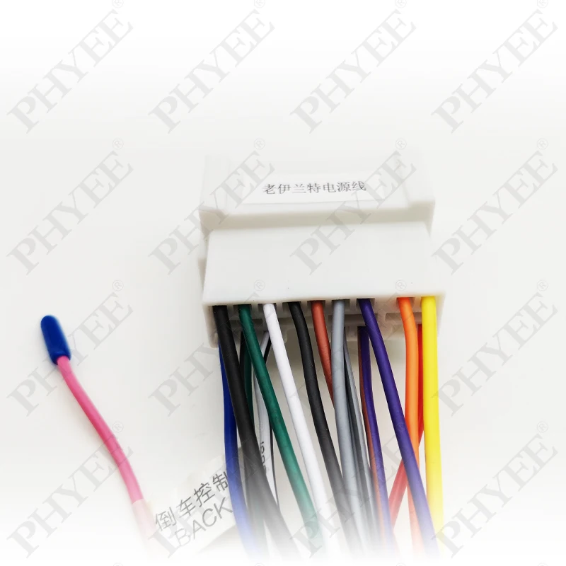 Arnés De Cableado De 16 Pines Para Radio Estéreo – Compatible Con Hyundai Elantra, Santa Fe, Tucson, Kia Cerato, Sorento Y Más (18.5 Cm, Plug-and-play)