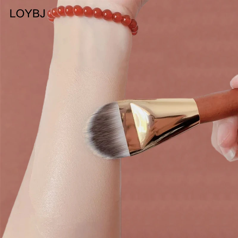 LOYBJ Super Thin Foundation Brush Professional Foundation Concealer Cream Flat Makeup Brush Liquid Foundation Face Make Up Tools