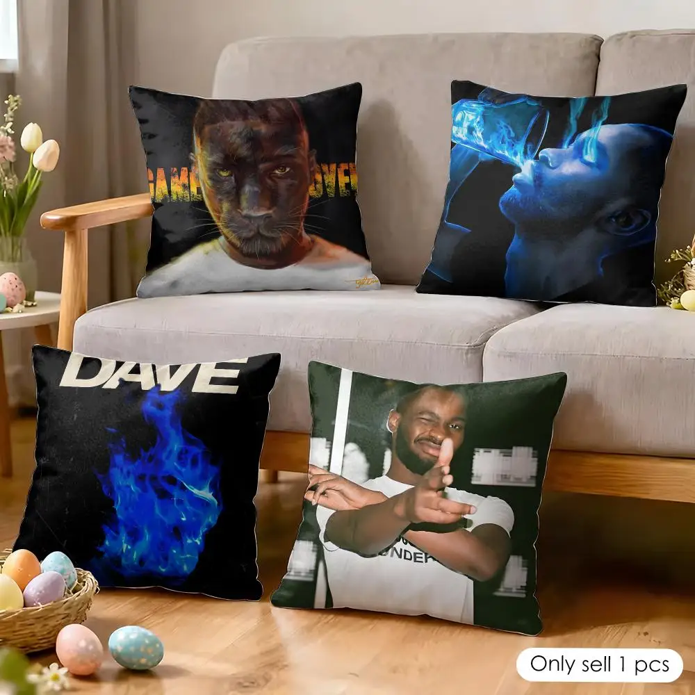 Singer Rapper D-Dave Cushion Cover Wrinkle-Resistant Short Plush Pillow Case Breathable Machine-Washable