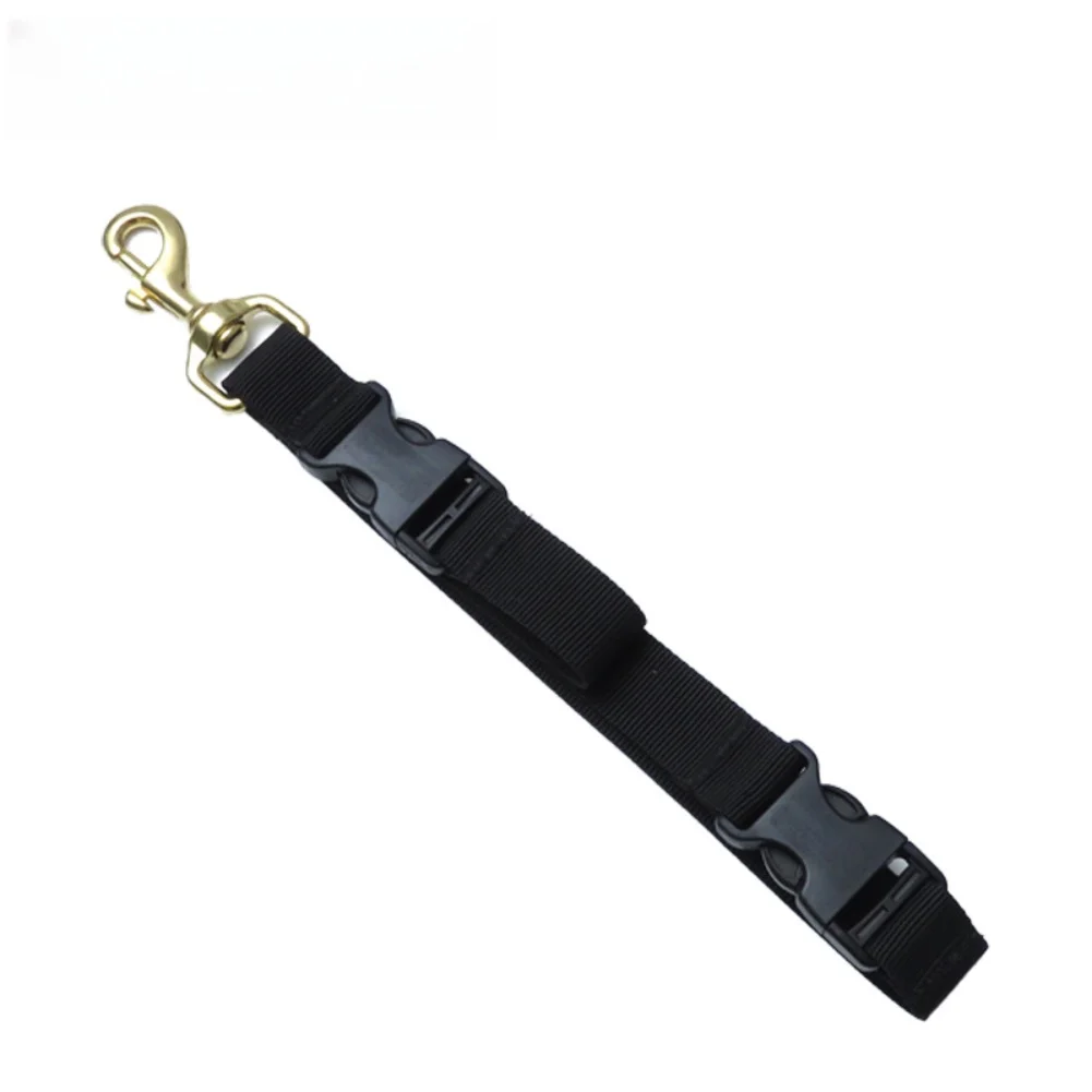 1pc Diving Lanyard Clip 255x25mm Multi-Purpose Frog Shoe Buckle Lift Cord Clip Fin Holder For BCD Side Mount Hanging Accessories