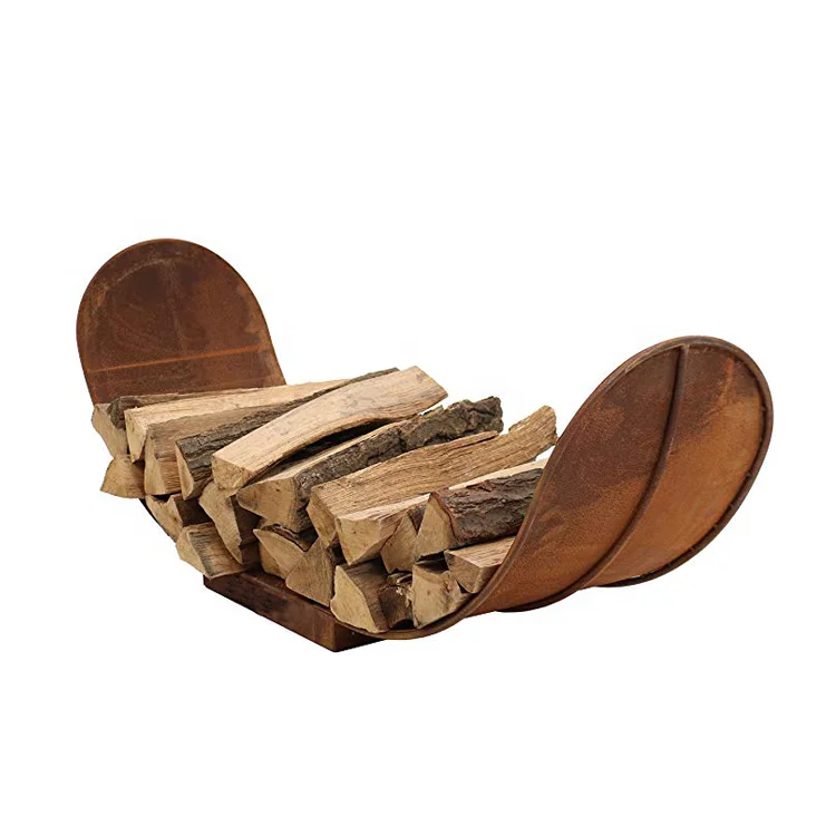 الحطب الخارجي مخصص كورتن الصلب حفرة النار تصنيع حديقة الخشب حفرة النار وعاء النار الصلب الطبيعي في الهواء الطلق حفرة النار الخشب S #6