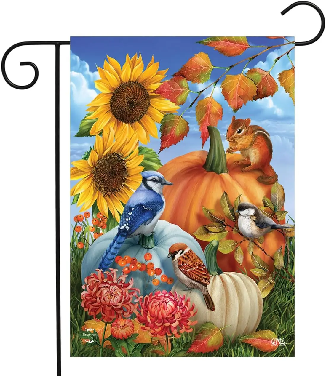 Autumn Gathering Fall Garden Flag 18