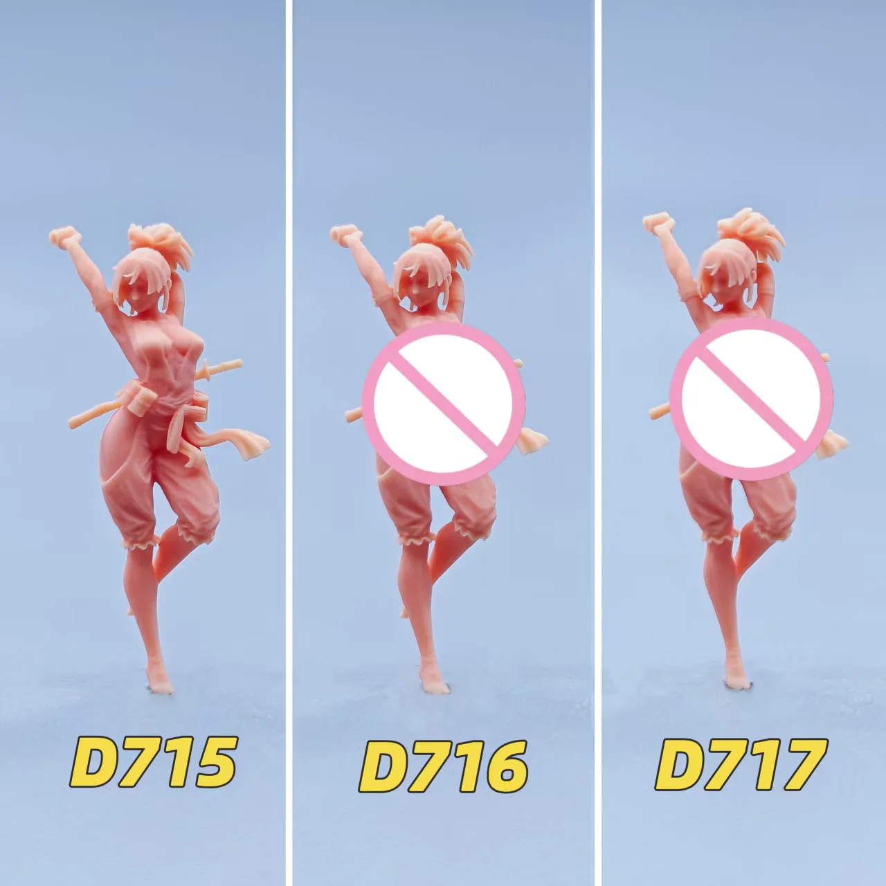 1/64 1/43 تماثيل مقياس نموذج الراتنج الجحيم الجنة Yuzuriha غير ملونة المنمنمات ديوراما رسمت باليد D715 D717