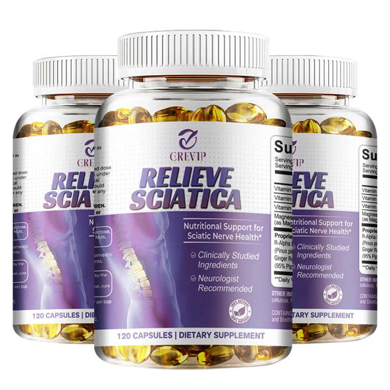 

Sciatic Nerve Relief Capsules - Alpha Lipoic Acid - Promotes Sciatic Nerve Comfort and Relieves Nerve Pain