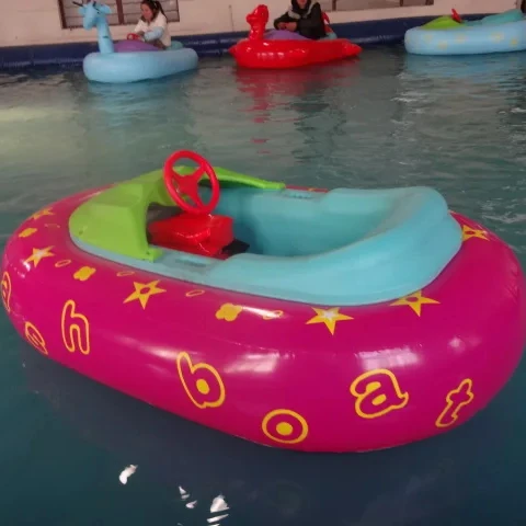 

Battery Electric Inflatable Kids Bumper Boat For Swimming Pool