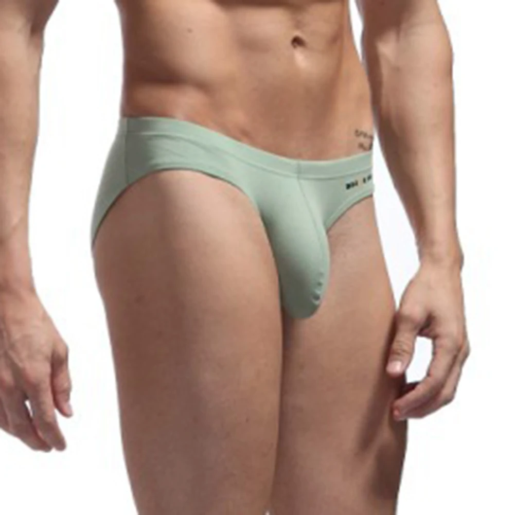 

Breathable Underpants Low Waist Briefs Casual Wear Classic Brief Style Men's Sexy Underwear Penises Bag Underwear