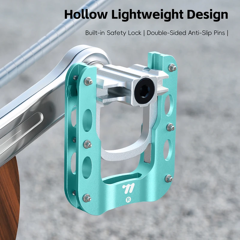 

WEST BIKING Bicycle Folding Pedal 3 Bearings Pedal Road Mountain Folding Bike Aluminum Alloy Pedal Bicycle Anti-skid Pedals