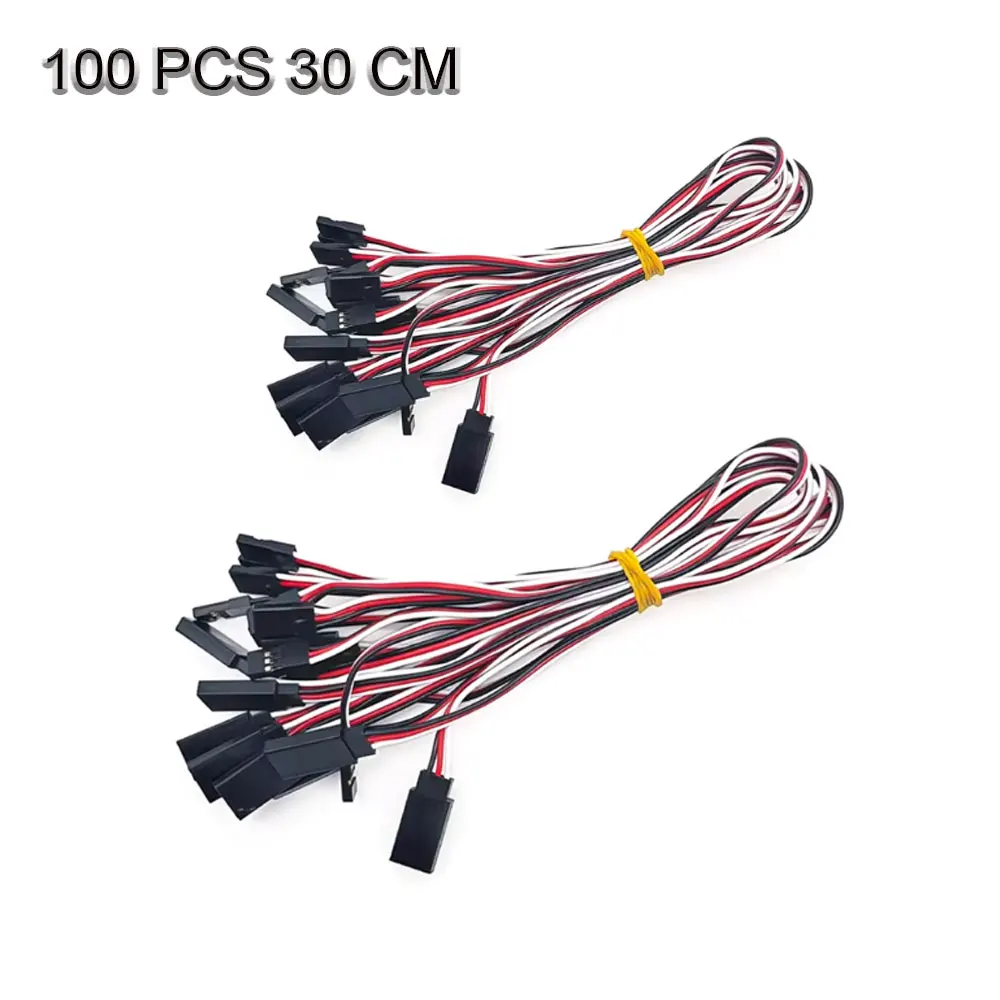 15cm 30cm 50cm Servo-Verlängerungskabel 3-Pin Servo-Verlängerungskabel Stecker auf Buchse für RC Auto Hubschrauber Boot Servo