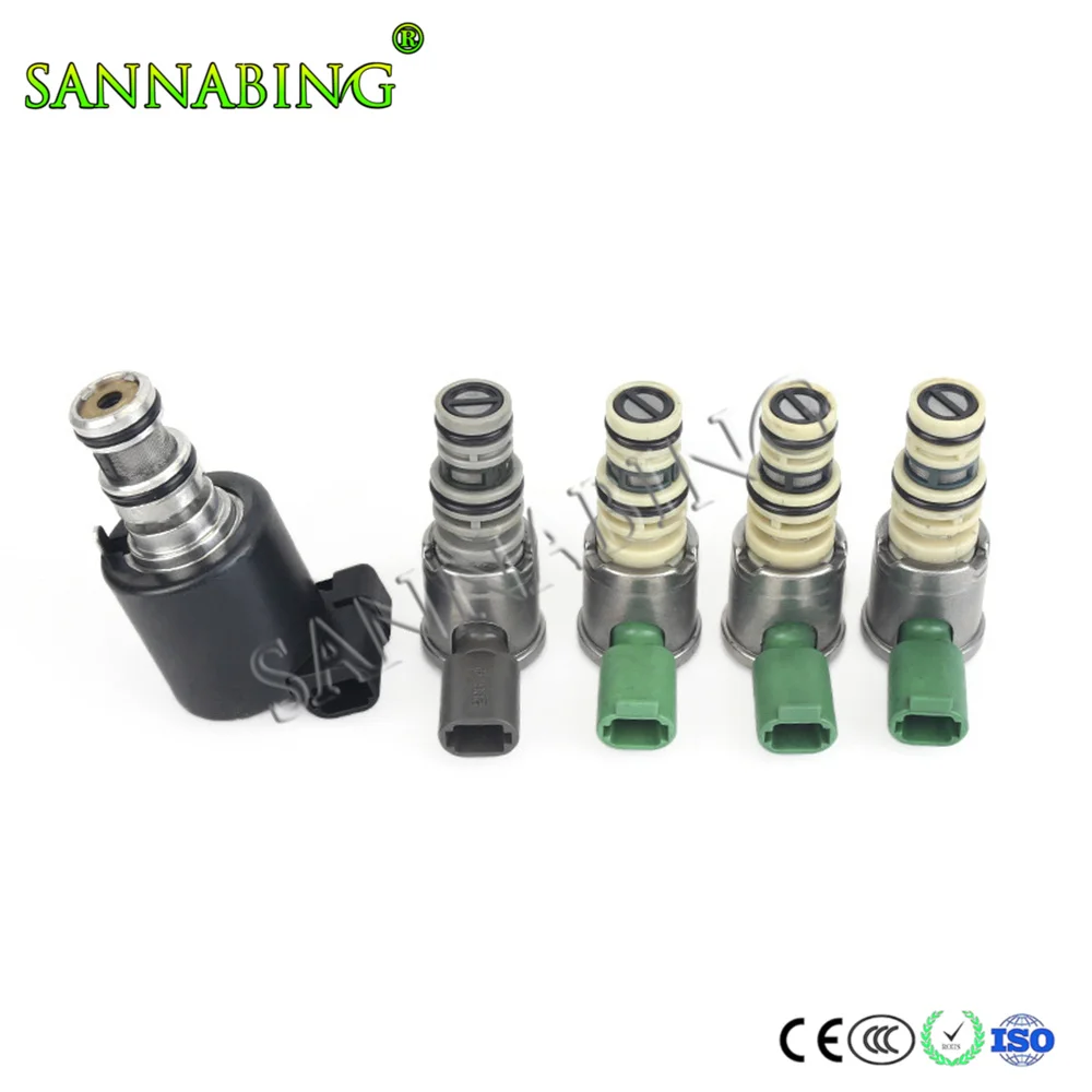 طقم الملف اللولبي ناقل الحركة 5L40 لنقل كاديلاك جنرال موتورز بي ام دبليو، التحكم في القفل EPC TCC 96022804 10478146 24227792 24212690 #4