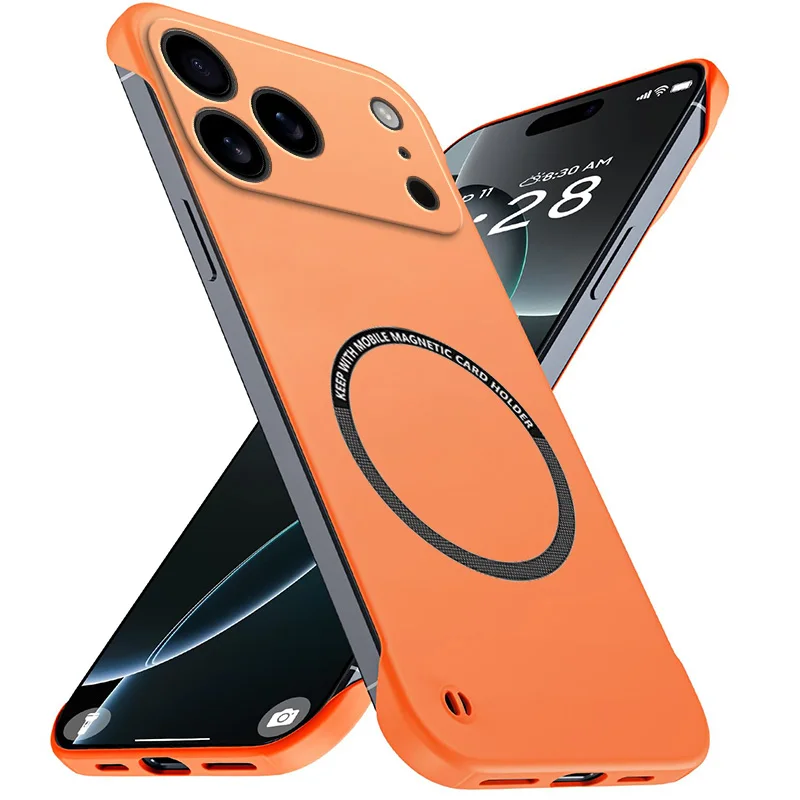 Magnetic Slim for iPhone 17 Pro Max Air Frameless Phone Case