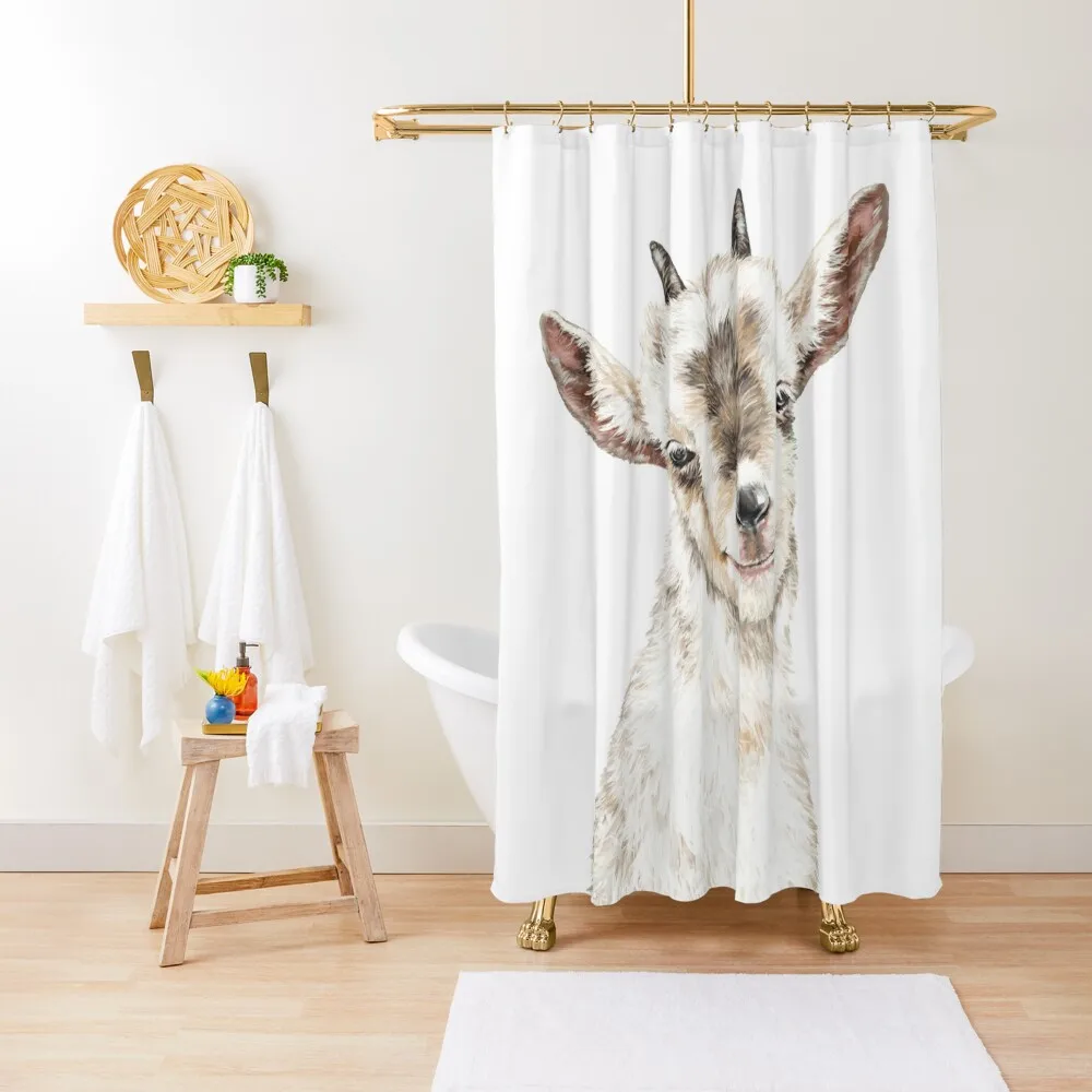 

Oh My Goat Shower Curtain Cute Shower Waterproof Shower Sets For Bathroom Bathroom Set Curtain