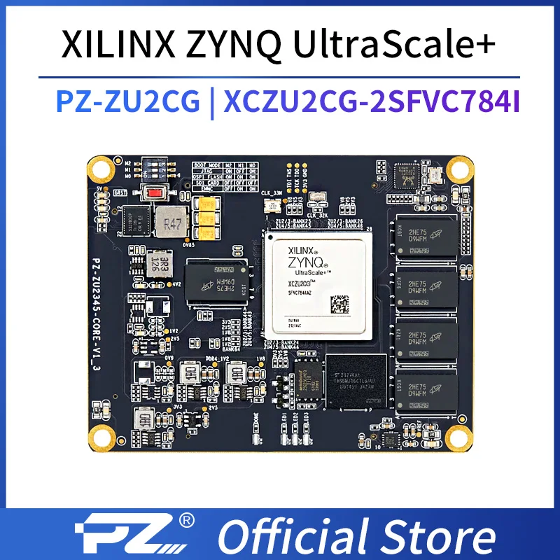 Puzhi PZ-ZU2CG-SOM Xilinx ZYNQ UltraScale XCZU2CG FPGA Core Board Industrial Grade System on Module