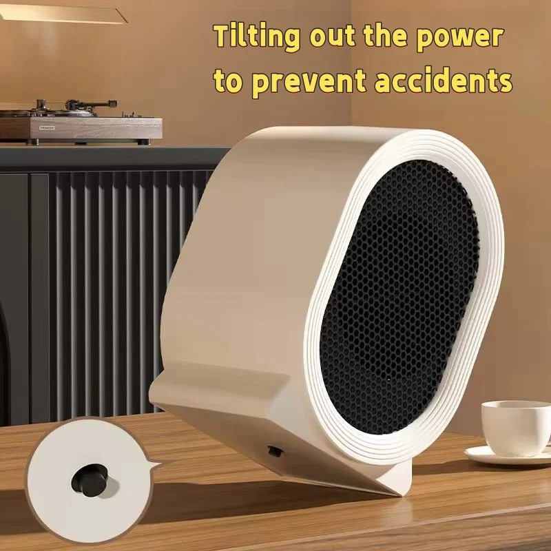 New Hot Xiaomi Desktop Heater Portable Fast Heating Silent Overheating Protection  Heaters For Bedroom  Anti-Tipping Mini Safe