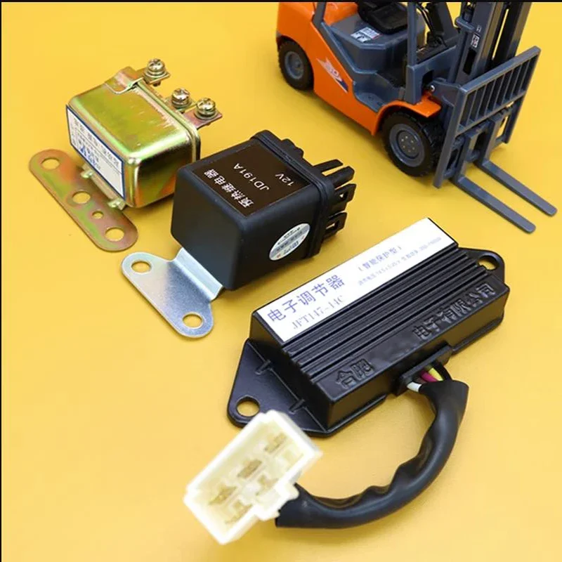 Forklift Accessories Electronic Regulator JFT147 Intelligent Original Factory Waterproof Universal Preheating Starter Relay JD19