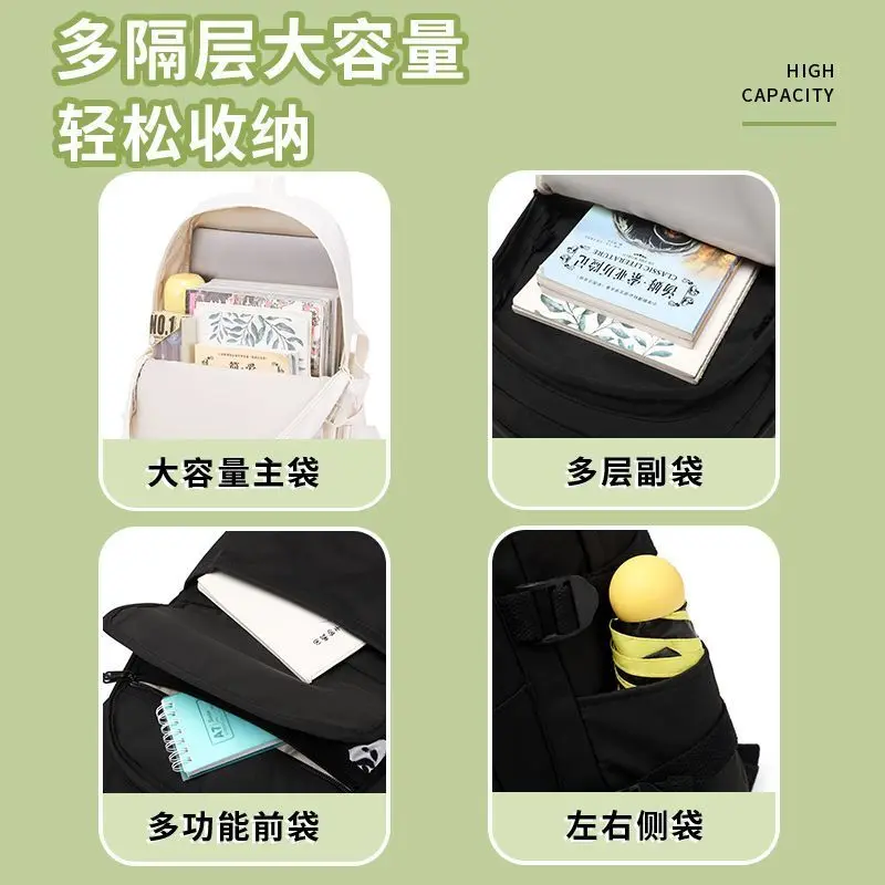 Tian Guan Blessing Xie Lian Huacheng Elementary Unisex Middle School Student Multi-Layer Large Capacity Lightweight Backpack A