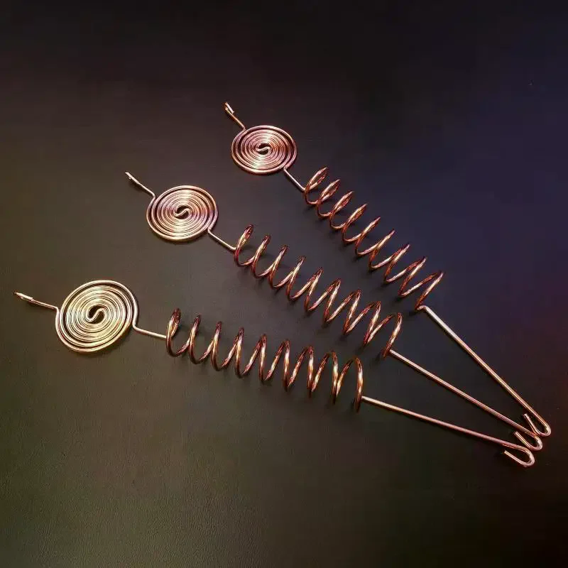 Premium Electroplated Copper Garden Antenna Kit Plant Stand Sturdy Durable Coil Design
