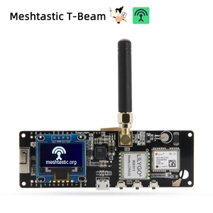 Lilygo® Meshtastic T-Beam ESP32 Modul Papan Pengembangan LoRa Mendukung WiFi Bluetooth GPS Baterai OLED LoRaWAN 433/868 / 915MHz 10 baterai esp32 penjualan terbaik - №