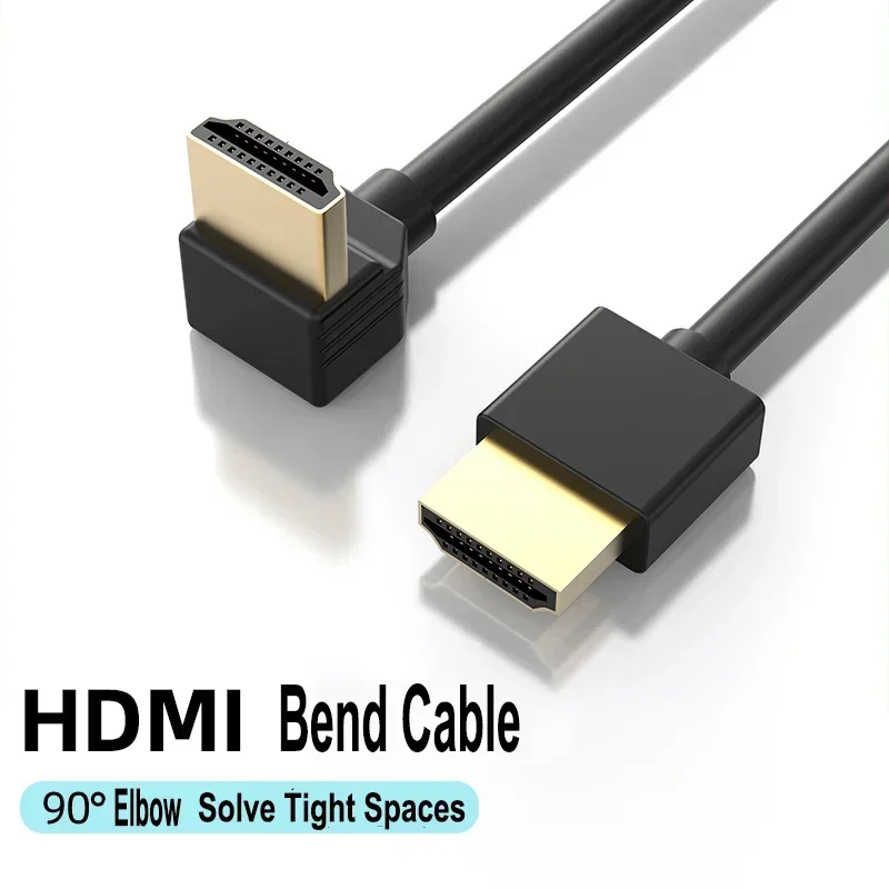 90 Degree HDMI 2.1 Graphene Cable - The Ultimate Choice for Future-Proof Home Theaters | Supports 10K, 8K@60Hz, 4K@120Hz