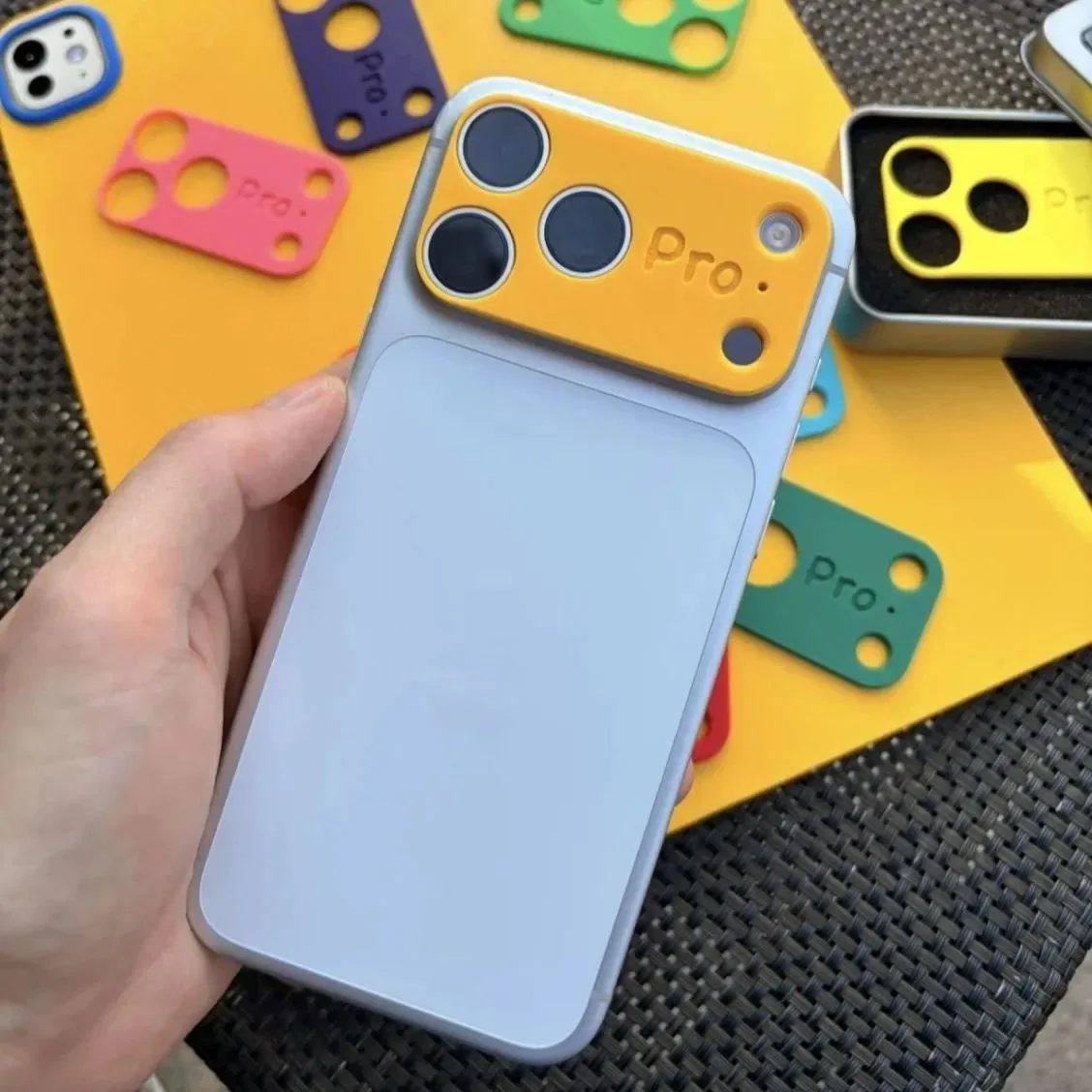 

4 шт. MIX для iphone 17 Pro Max эксклюзивное кольцо для объектива дофамина, защитная наклейка с героями мультфильмов, противоударная защита от сжатия