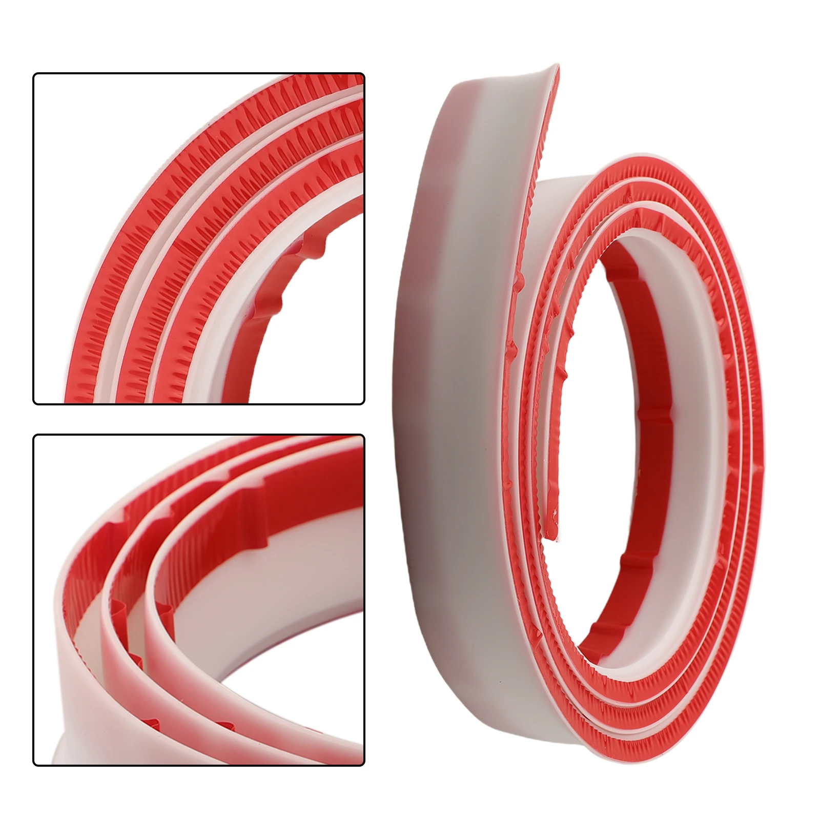 4.5cm Width *1.5cm Height Water Barrier Retaining Strip Silicone Water Barrier Easy To Install Firm Adhesion Silicone Material