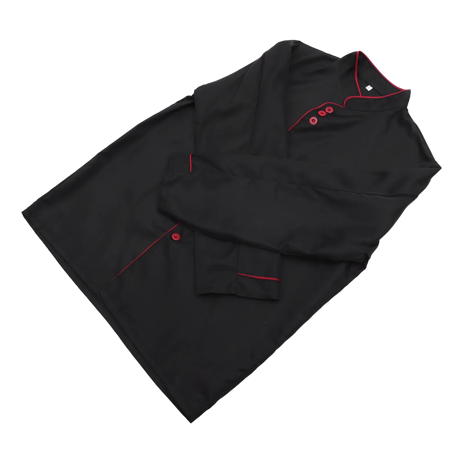 Casual Loose Chef Clothing Long Sleeve Black Xxl Professional Workwear for Kitchen Hotel Use Long Sleeve Chef Jacket