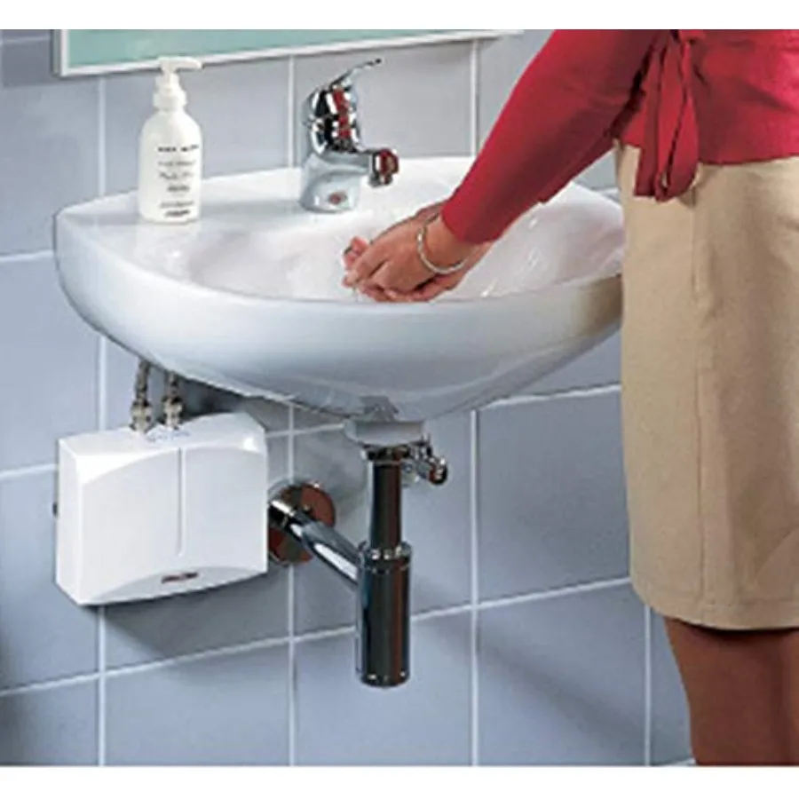 236008 موديل MiniE 62 حوض غسيل يدوي ترموستاتي بدون خزان سخان مياه كهربي 240 فولت 5.7 كيلو وات 23.8 أمبير 0.026 جالون حجم مياه 1