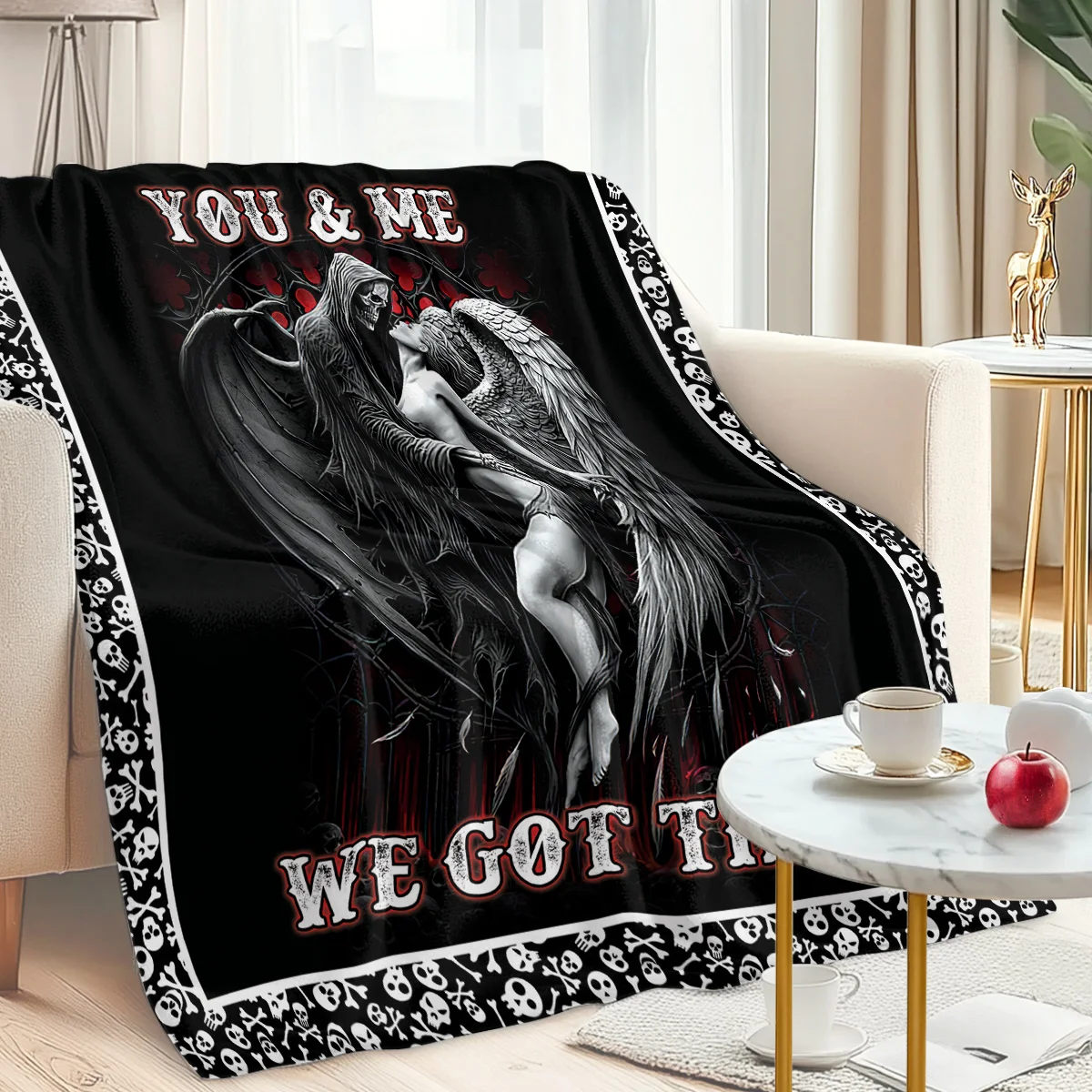 Black Skull Fleece …