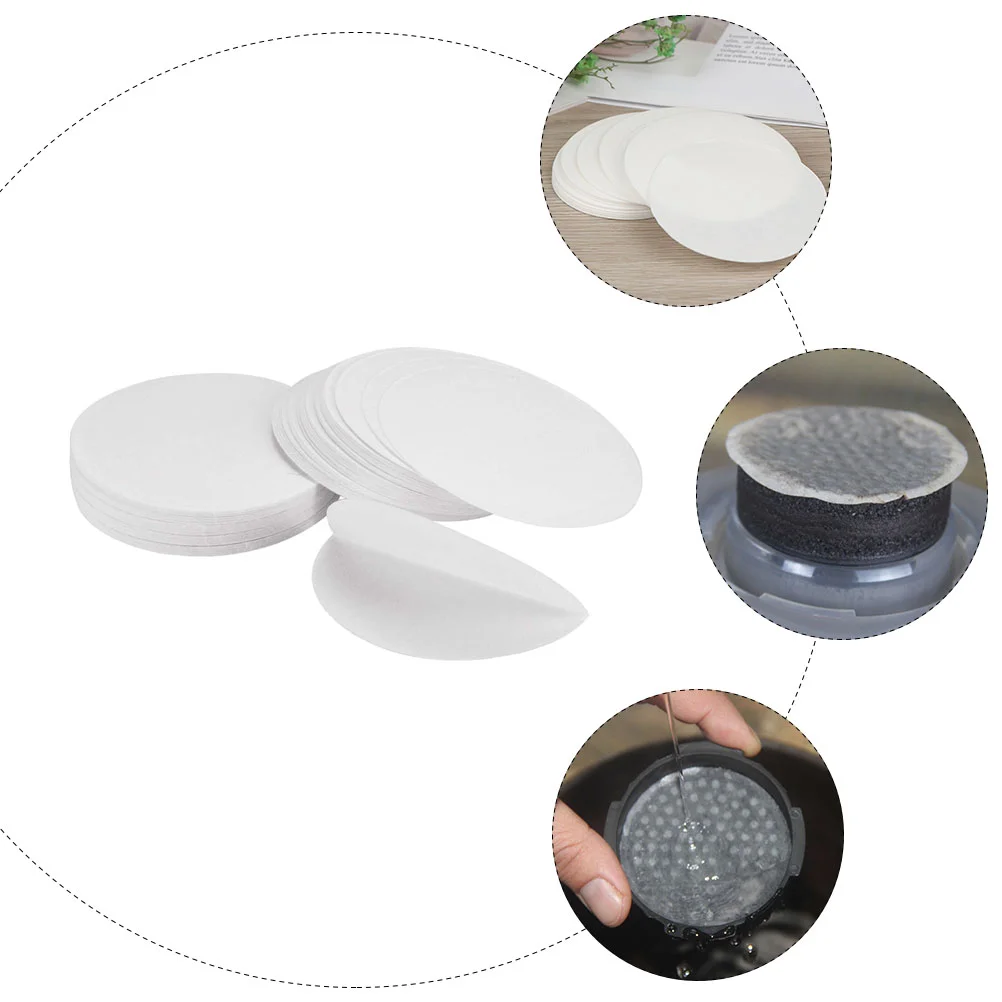 100 Sheets Qualitative Filter Paper Oil Test Discs for Mushroom Cultivation Strip Labs Synthetic Round