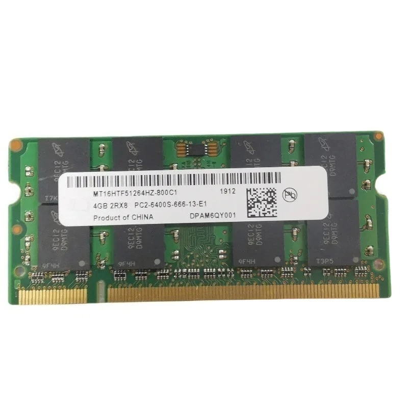 

For CRUCIAL 4g ddr2 800 notebook memory stick PC2-6400S high-end computer memory