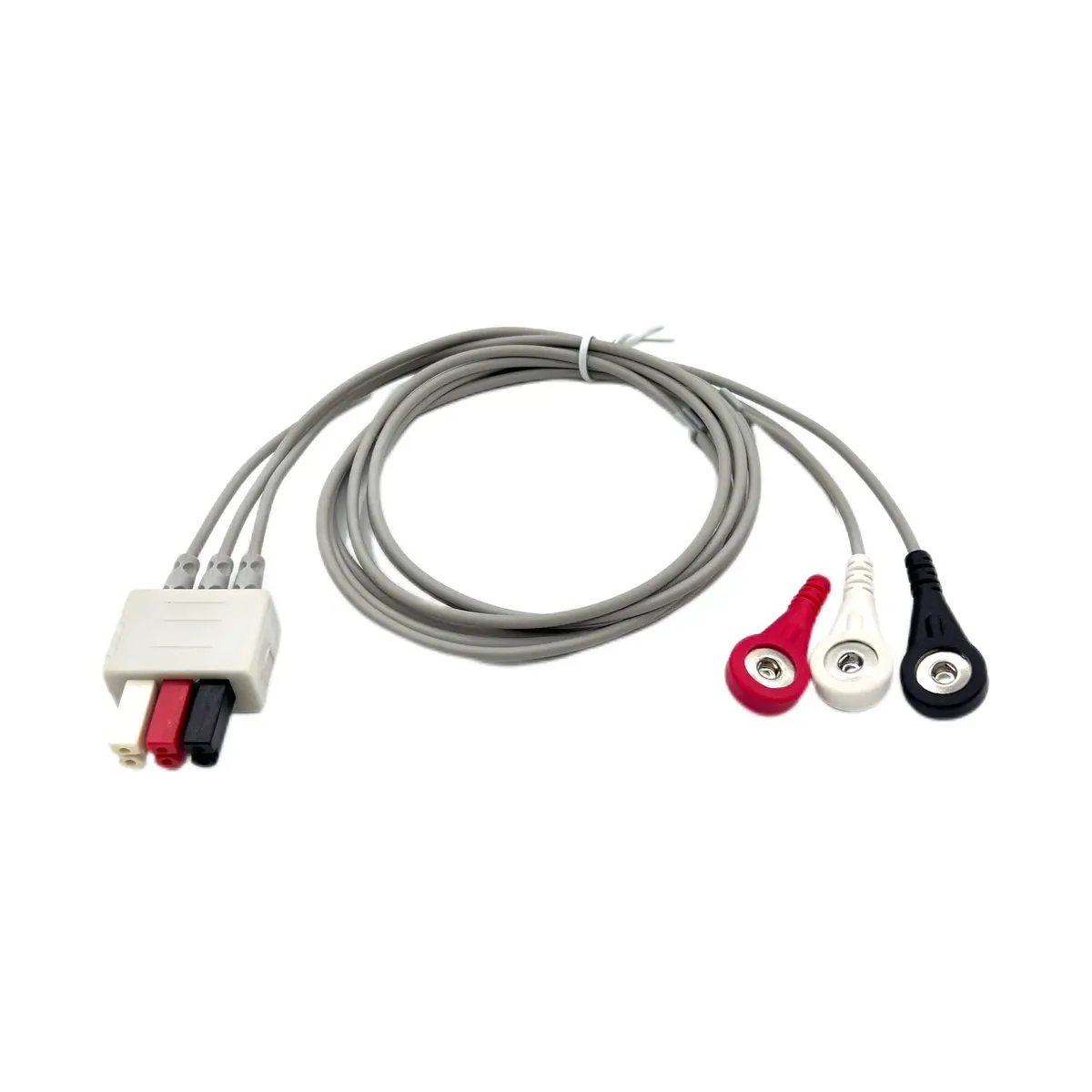 1cm AHA ECG Cable - Adult TPU - for Cardiac Telemetry Monitoring - Model ZE0067