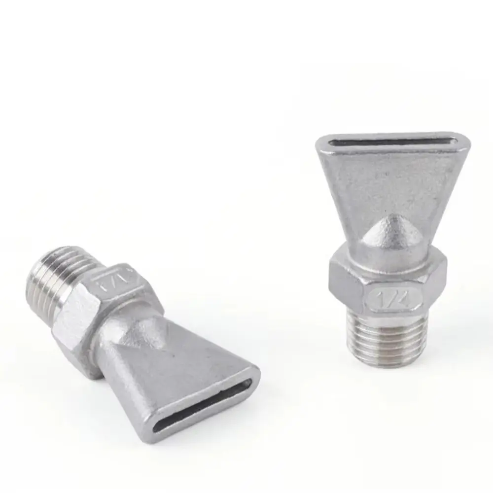 304 Stainless Steel Duckbill Air Knife Nozzle High-Temp Resistant Sandblasted Air Knife Spray Nozzle Corrosion Resistant