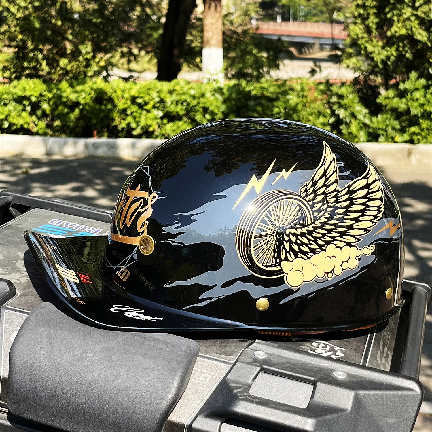 

Мотоциклетный шлем для электроскутеров и мотоциклов, ретро-шлем для Harley, универсальный полушлем, оптовая продажа шлемов