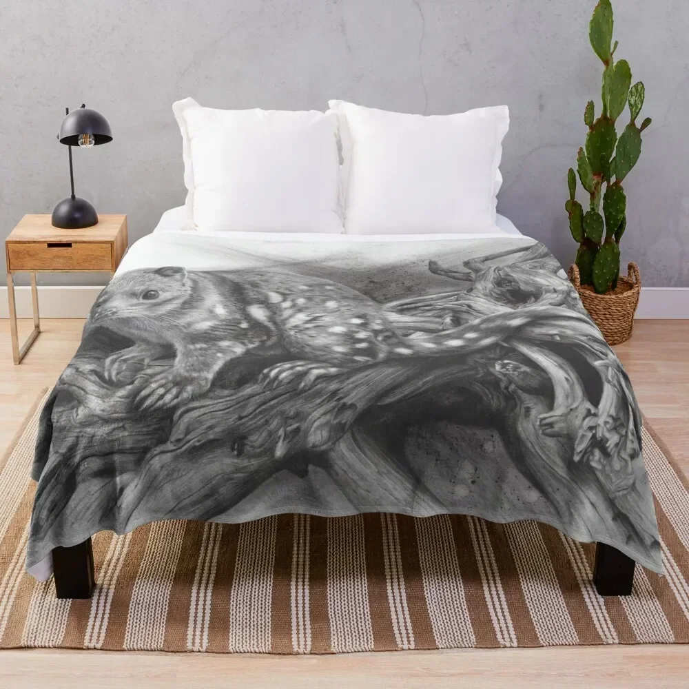 

Spotted Quoll Throw Blanket Camping Extra Large Throw Thins Blankets