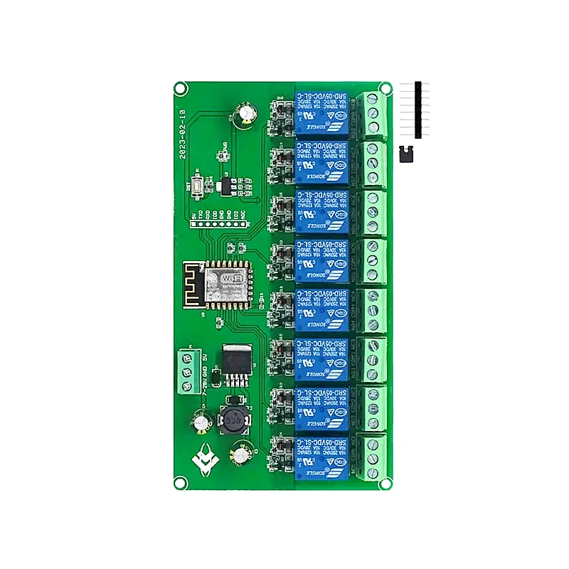 Imagem -05 - Módulo de Relé Wifi Canais Placa de Desenvolvimento Fonte de Alimentação Esp8266 Esp32 Esp12f Esp32-wroom 5v 728v