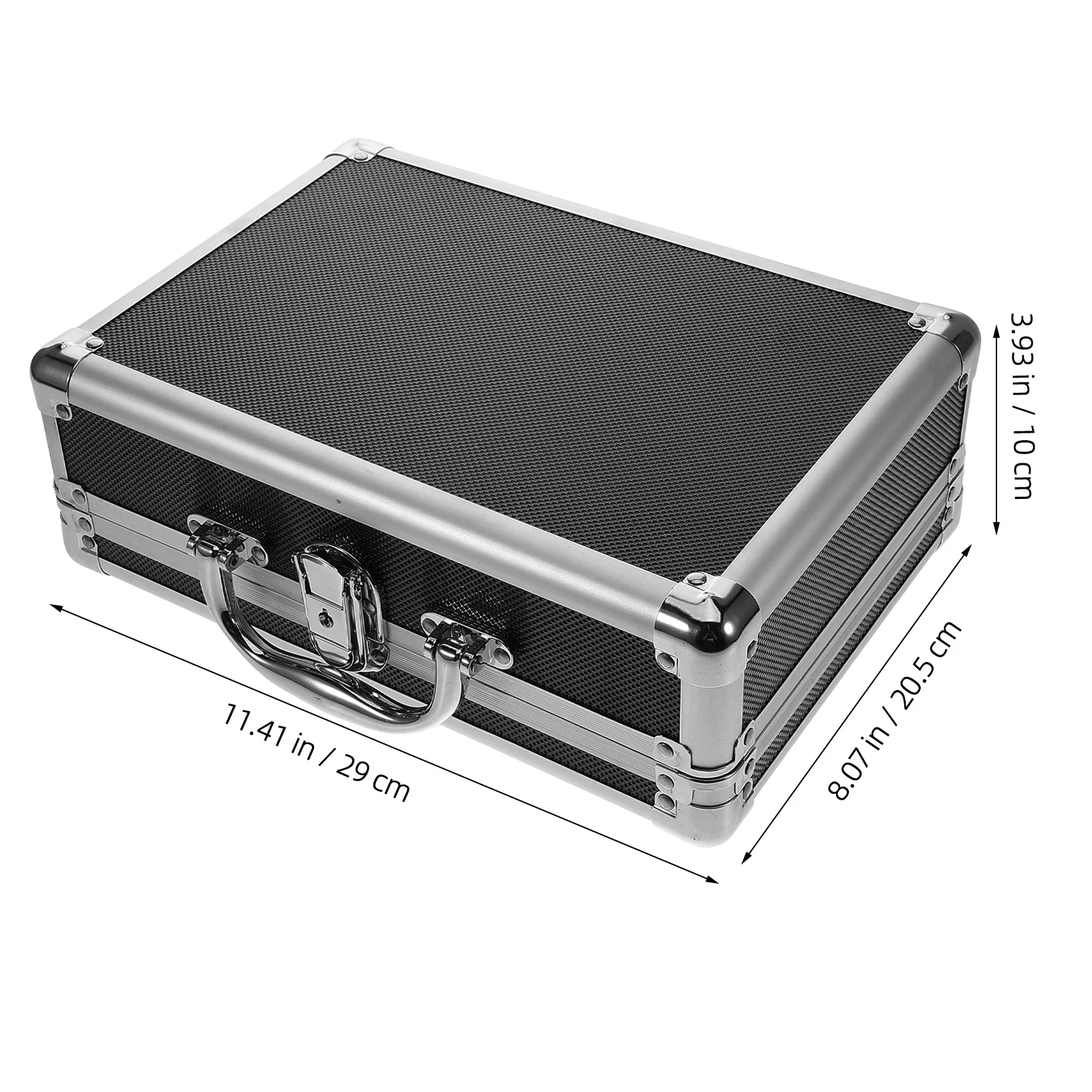 Aluminum Alloy Toolbox Large Capacity Portable Tool Case For Home Diy Lockable Storage Box With Handle Multi-Functional