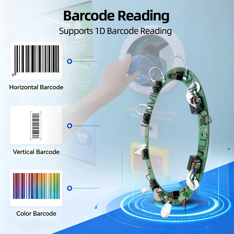 LONVILL Reverse Vending Machine Customization Horizontal Vertical Code Scanning Central Board RVM Barcode Scanner