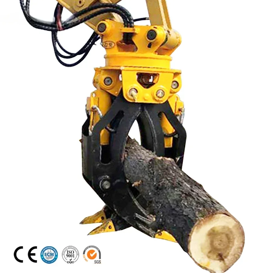 Selected Good Items Ce/Iso Certificate Excavator Attachment Hydraulic Rotating Rock Grab Wood Grab