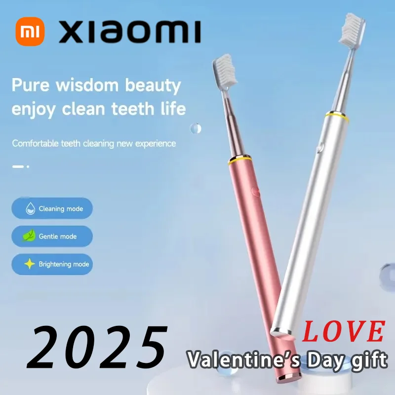 Xiaomi Electric Toothbrush Mental Thin Brush Body Wisdom Beauty Soft DuPont Bristle Valentine's Day Gifts For Grilfriend 2025