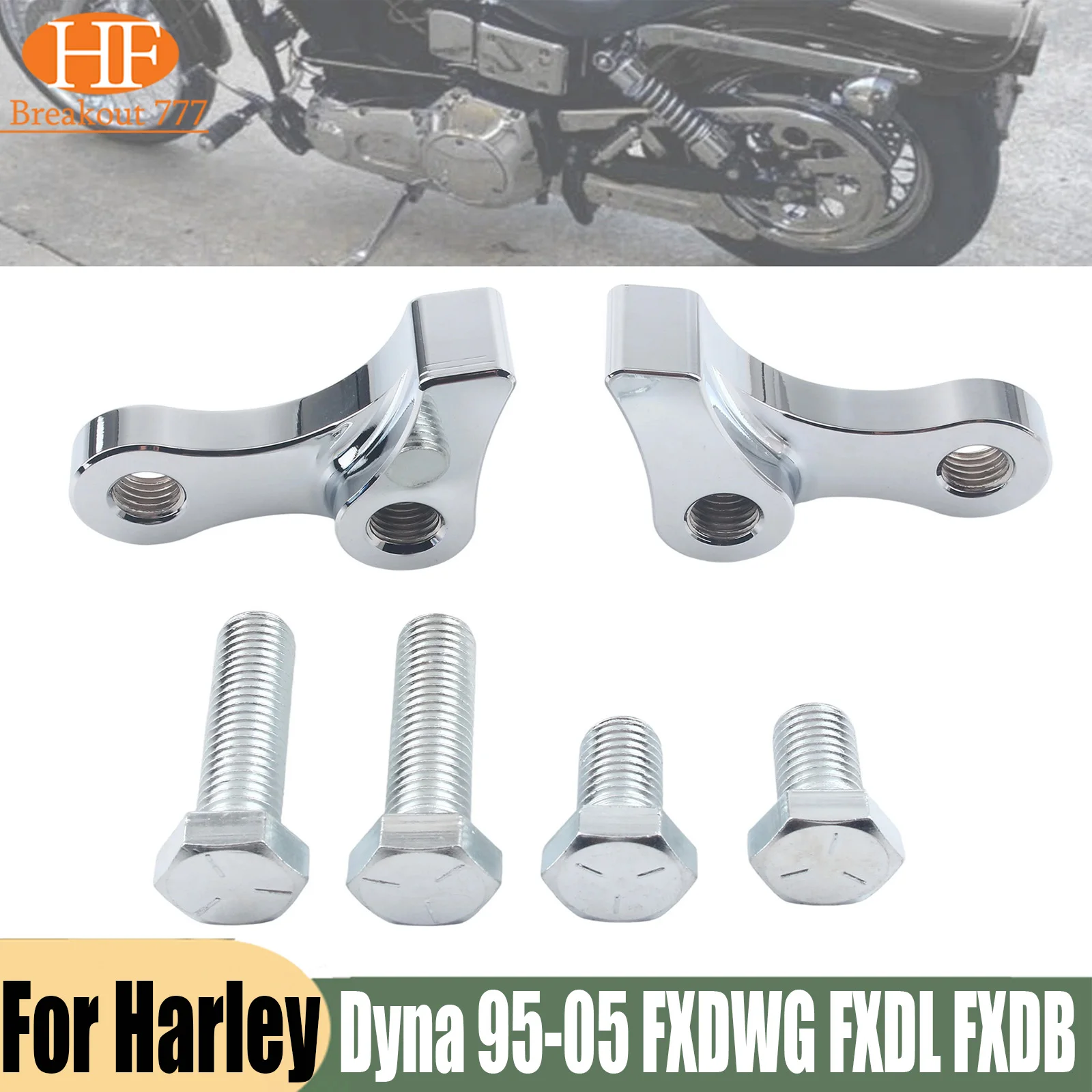 For Harley Dyna 95-05 FXDWG FXDL FXDB Rear Lowering Kit