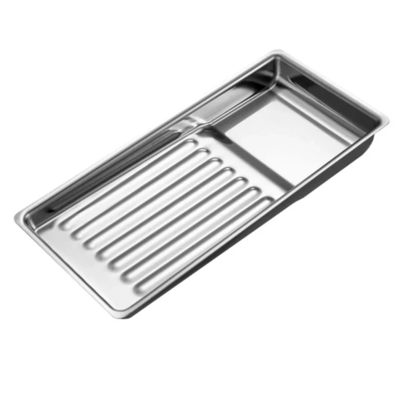 1pc Dental Instruments Tray 304 Stainless Steel Surgical Nursing Medical Equipment Steriliser Container Medical Tray Dental Tray