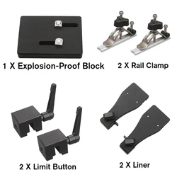 Elektrische Kreissäge Leitfaden Werkzeug Zubehör Explosion-Proof Block Schiene Klemme Liner Grenze Taste Schiene Gerade Schneiden Sah