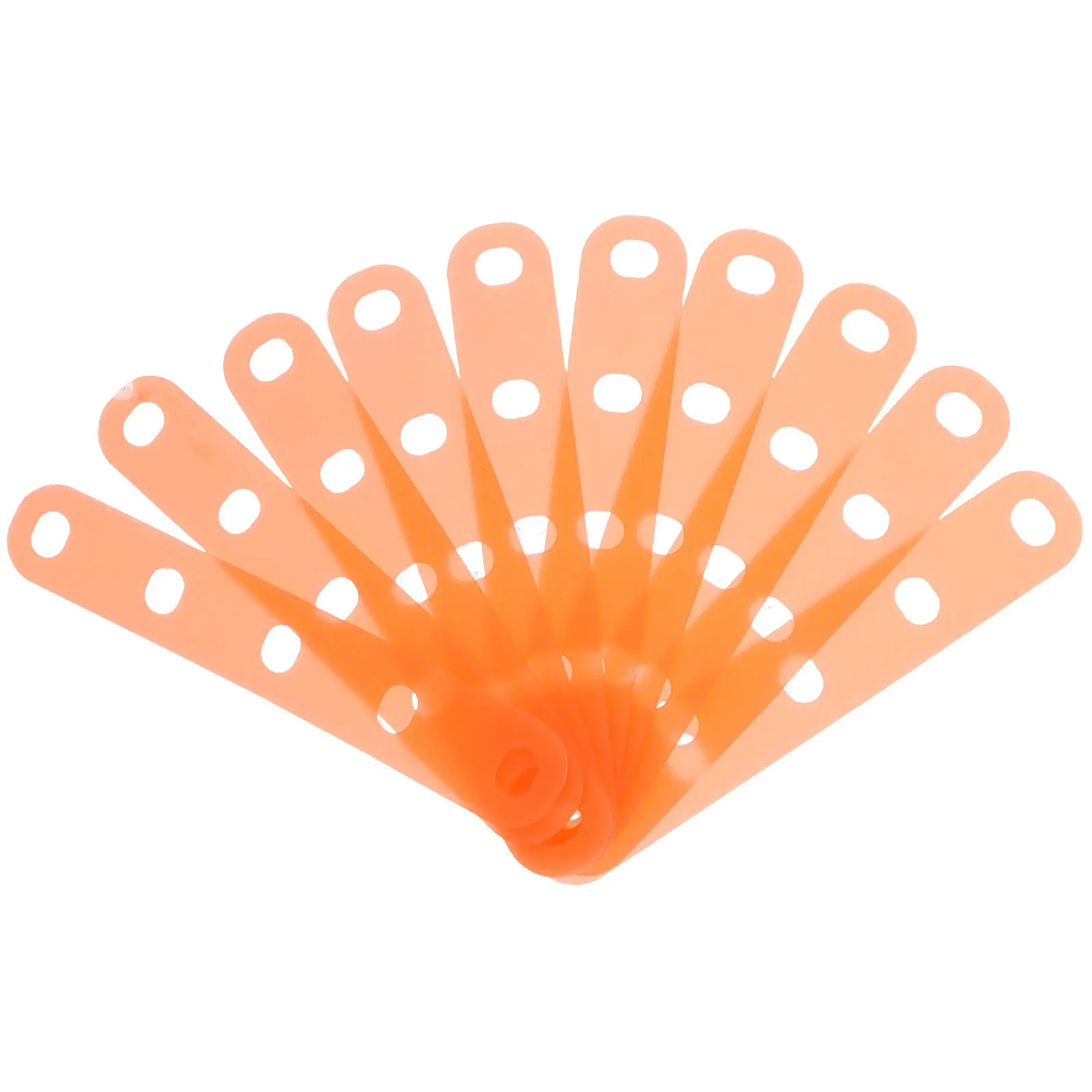 

40 шт. оранжевых силиконовых термостойких гибких сменных лент для завивки волос, аксессуары для салонной укладки при холодной завивке