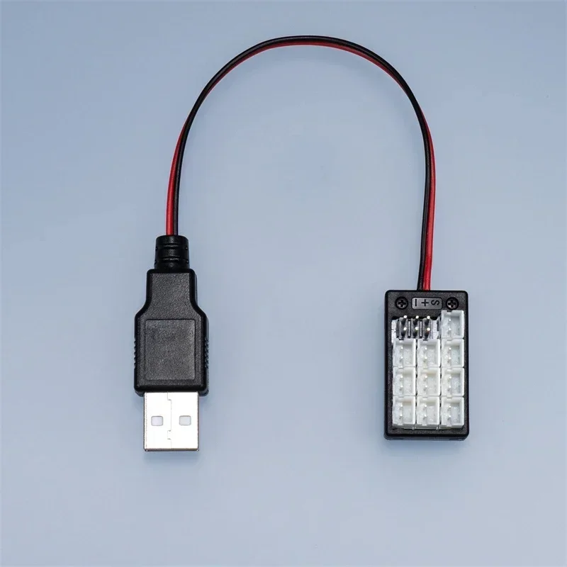 USB To Dupont Cable RC Model PH2.0 Interface Light Set Expansion Board Transfer Module Suitable for Rc Cars Planes Boats