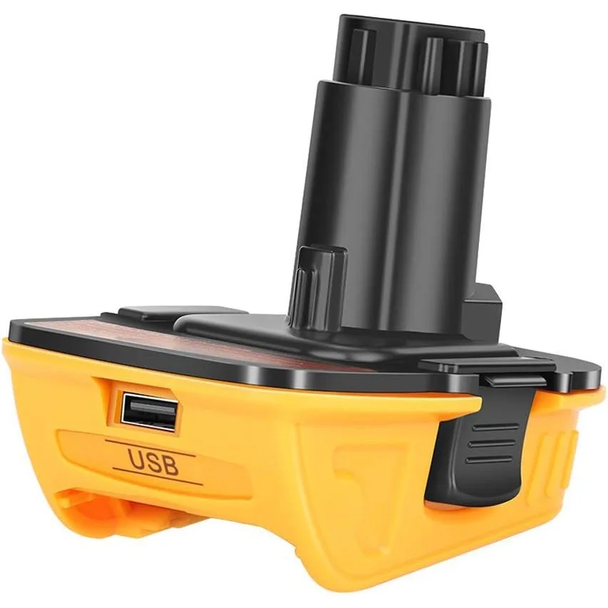 DCA1820 Adapter Converter for Dewalt 20V Lithium Battery For Dewalt 18V Ni-hm Ni-Cad Batteries DC9096 DC9098 USB Power Bank