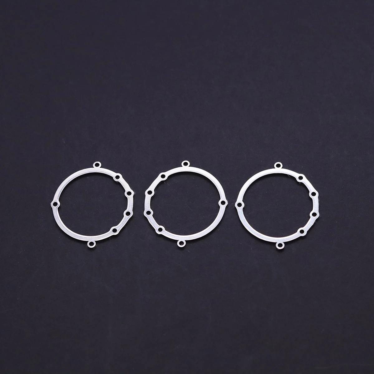 3pcs/Lot Stainless Steel  Geometric Frame Charms DIY Earring Making Connectors Findings Pendant Wholesale Jewelry Key Bag Charm