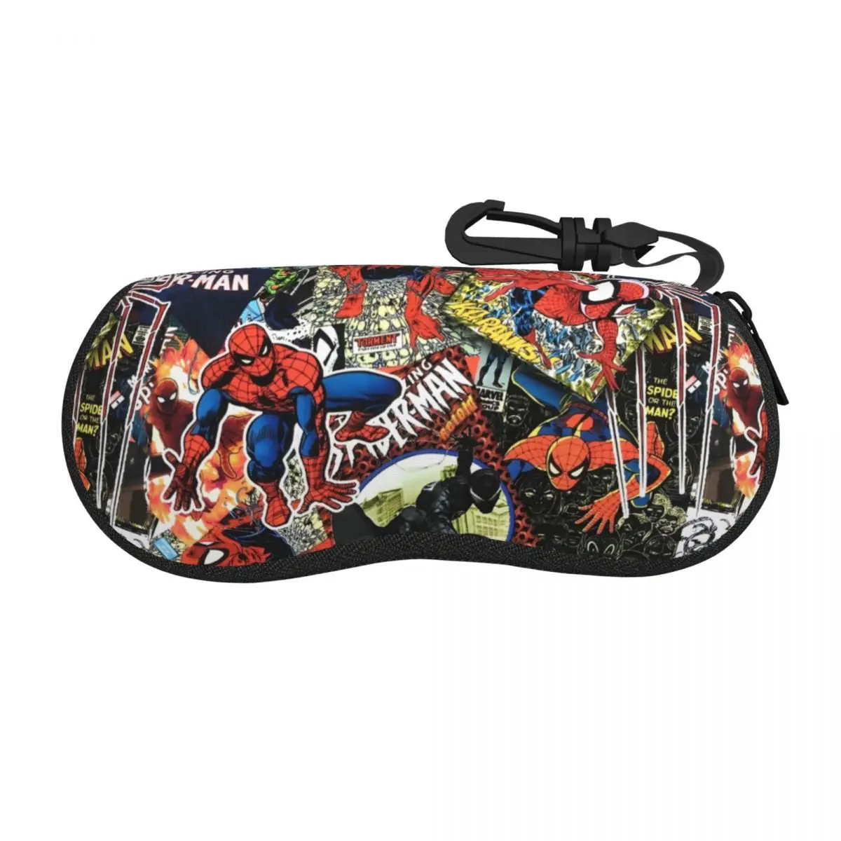 Custom Spider Cobweb Pattern Glasses Case Sunglasses Pouch Travel Fashion Eyewear Box Print Men Women Glasses Box