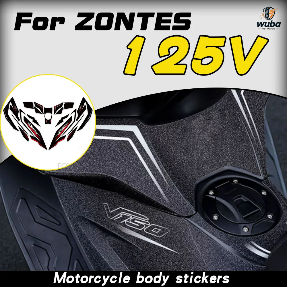 Compatible with ZONTES 125V 150V stickers, car body protectors, anti-scratch decorative matte armor films and accessories.